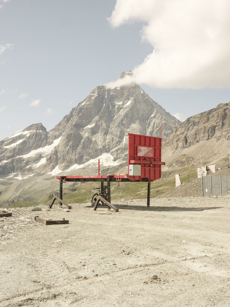 Matterhorn, 4.478 m. From the serie Alpine hiatus, snow no longer tastes like snow - a Photographic Art by Filippo Poli